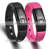 Vidonn X5 Bluetooth Bracelet Sports Tracker + Silent Alarm Clock + Sleep Monitor