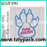 Heat Transfer, Heat Transfer Film for Plastic, PET, Bear Paw, Cartoon