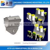 Yongbang 2015 Precision Aluminum Casting Switch Box Steam Turbine Machinery Parts