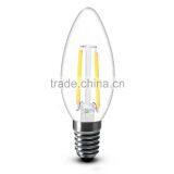 Base E12 E14 Led Filament Bulb Lights 2w 110-240v Led Filament Candle Bulb