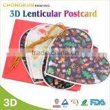Custom Plastic 3d Lenticular Postcard 3d Postcard for Holiday Gift thumbnail-2
