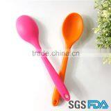 China Wholesaler Heat Resistant Silicone Spoon/Silicone Soup Ladle thumbnail-1