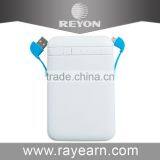 Dual USB Cables Power Bank Portable Power Bank Emergency External Battery Recharge Standby Power thumbnail-2