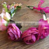 Wholesale Fashion Roseo Headband Tiara Rose Flower Crown for Women Accessories thumbnail-1