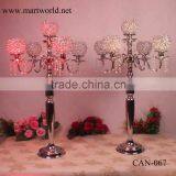 Romantic Crystal Wedding Centerpiece Candelabra Centerpiece Wedding Table Centerpieces for Wedding&party Decoration(CAN-067) Supplier's Choice thumbnail-2