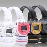 mp3 player wireless headphone n65 with LCD screen