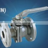 2 inch Full Port high quality Investment Casting 2pc Flanged Ball valve(DIN) manua operations