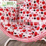 New Pink White Indoor Outdoor Patio Garden Living Room Bedroom Rattan Wicker Hanging Egg Basket Swing Chair thumbnail-4