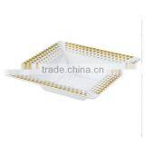 Disposable Plastic Silver/ Gold Coated Bowl thumbnail-1