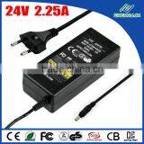 Power Amplifier Adapter 24V 2.25A AC/DC Power Supply for Musical Devices thumbnail-1