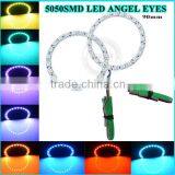 12V Semi-circle Full Circle Red Color 5050 Smd Led Angel Eyes for E46,E38,E90 thumbnail-1