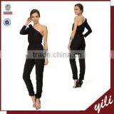 One Shoulder Jumpsuit Slim Fit Design Women Jumpsuit thumbnail-1