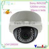 IR Day Night Vision Vandalproof Small Surveillance 1200tvl Dome Cctv Camera thumbnail-1