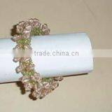 Wedding Napkin Ring, Beaded Napkin Rings, Crystal Napkin Rings thumbnail-1