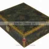 Small Jewelry Box With Pocket and Cushion thumbnail-3