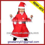 Factory direct sale red christmas girls skirts/coat and dress set baby girl christmas dresses