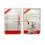 2 Kinds of Output Leather Power Bank 10000mAh With Integrated Cable thumbnail-6