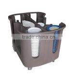 High Quality Roto-molded Adjustable Plate Caddies With Four Towers thumbnail-2