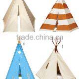 Simple Design Canvas Camping Tents Solid Wood Poles Teepee thumbnail-2
