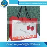 Promotion Custom folding jute bag