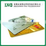 Manufactory High quality golden /Silver PVC ID card