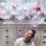 2016 Hot Sale 12-36inch Round Latex Transparent Balloons For Wedding Decoration Party Decoration With Tassels Most Popular thumbnail-1