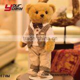 Customized Plush Teddy Bear Couple Stuffed Toy Suit Bear thumbnail-2
