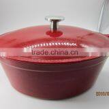 Cast Iron Oval Roaster Disa Line , Porcelain Enameled Cast Iron Cookwares, Cast Iron Enamel Coat Pots, Cast Iron Woks,