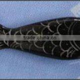 Black Horn Fish Carving Chopstick Set - SDCH620-2 thumbnail-1