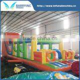Customized Direct Factory Price Wipeout Inflatable Obstacle Course