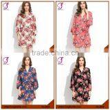 FUNG 2802 Women Floral Wholesale Cotton Robe thumbnail-5