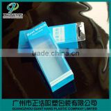 logo printed foldable clear plastic box with handle