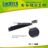 10inch 1U Cable Management Brush Type for Cabinet