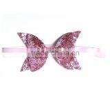 2016 Latest Headband Designs With Gold Dots Crochet Baby Headband With Hair thumbnail-3