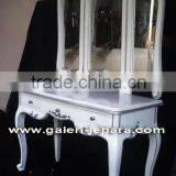 Bedroom Dressers - French Dresser Mirror - Antique Furniture Indonesia thumbnail-1
