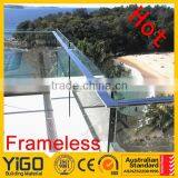 Balcony Guarding Mesh/deck Glass Frameless Railing Quality Choice thumbnail-3