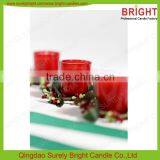 2016 New Year Gift Set Bright Scented Glass Jar Candle Supplier