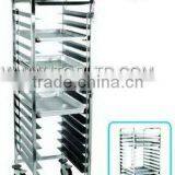 Stainless Steel Highter Food Transport Trolley With Pans thumbnail-2