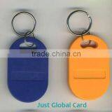 silk-screen print programmed 13.56mhz NFC Ntag213 keyfob for access control