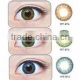 Authentic GEO WTB 7 Gray Color Lens 14.8 mm Yearly 3 Tone Geo Contact Lens thumbnail-1