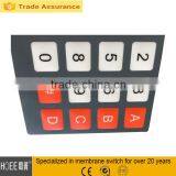 Professional OEM Design Custom High Quality 4x4 Array 16 Keys Matrix Embossed Buttons Metal Dome Membrane Numeric Switch Keypad thumbnail-5