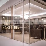 China office furniture part full height glass cubicle office partition
