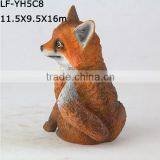 Polyresin Figurine Animal Fox Statue Decoration Home thumbnail-2