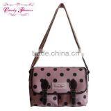 Wholesale 2015 Oilcloth Bag Ladies Cross Body Messenger Shoulder Bag Dot Pattern thumbnail-1