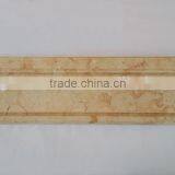 Egyptian Yellow Ogee Marble Stone Chair Rail Moulding thumbnail-1