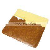 Chinese Manufacture pu Leather Luxury Design Laptop Leather Sleeve for 12 Inch thumbnail-6