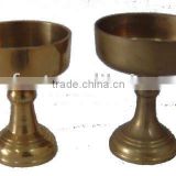 2.6" brass candle holder for temples/churches small sizes