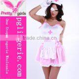 Sexy Girls Nurse Costumes In White Nurse Costume Photo thumbnail-4