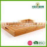 High Quality Eco-friendly Bamboo Serving Tray , Bamboo Tray Wholesales thumbnail-5