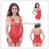 Open Breast Hot Red Lady Night Sexy Babydoll 2014 thumbnail-1